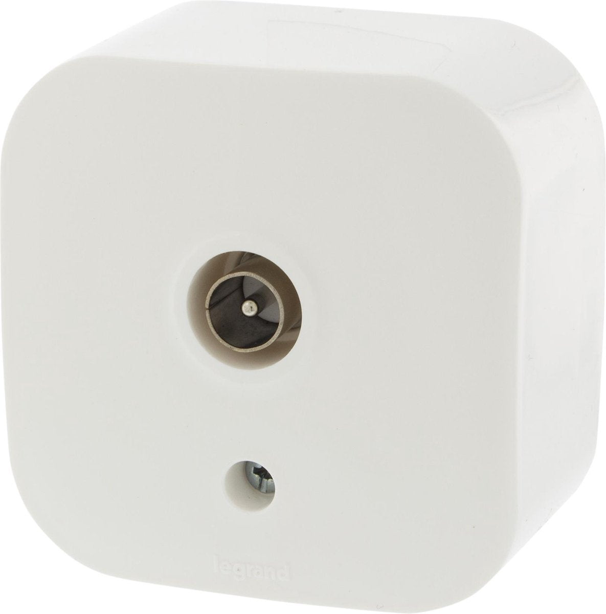 Legrand forix overflademonteret tv-stik - rj11 - hvid
