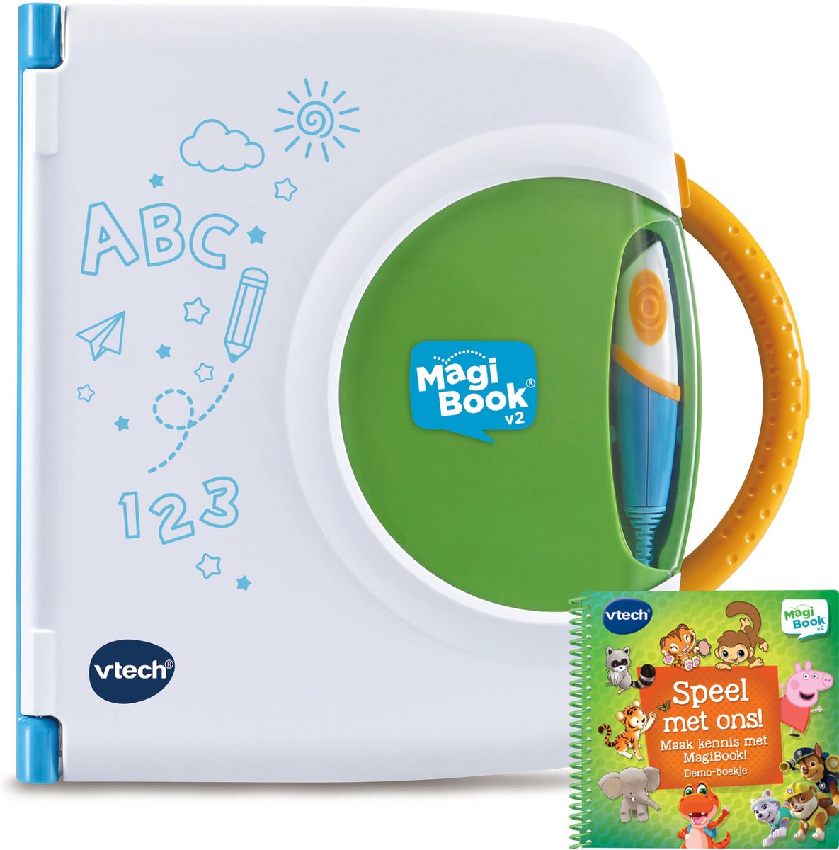 Vtech magibook startsæt grønt med demobog