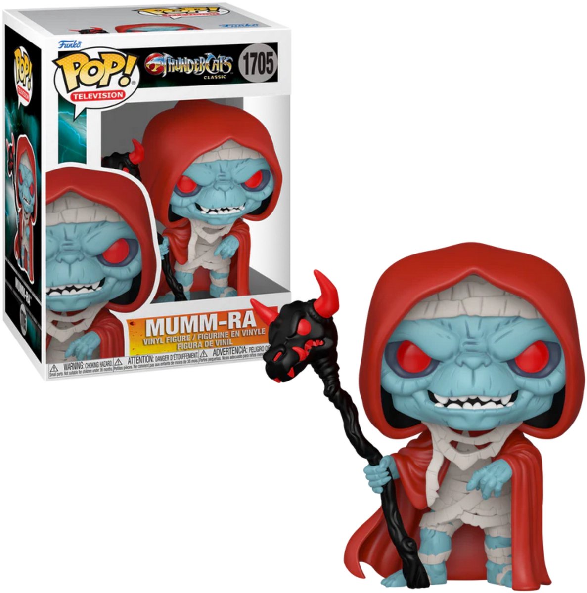Funko legetøjsfigur thundercats mumm-ra vinyl samleobjekt.