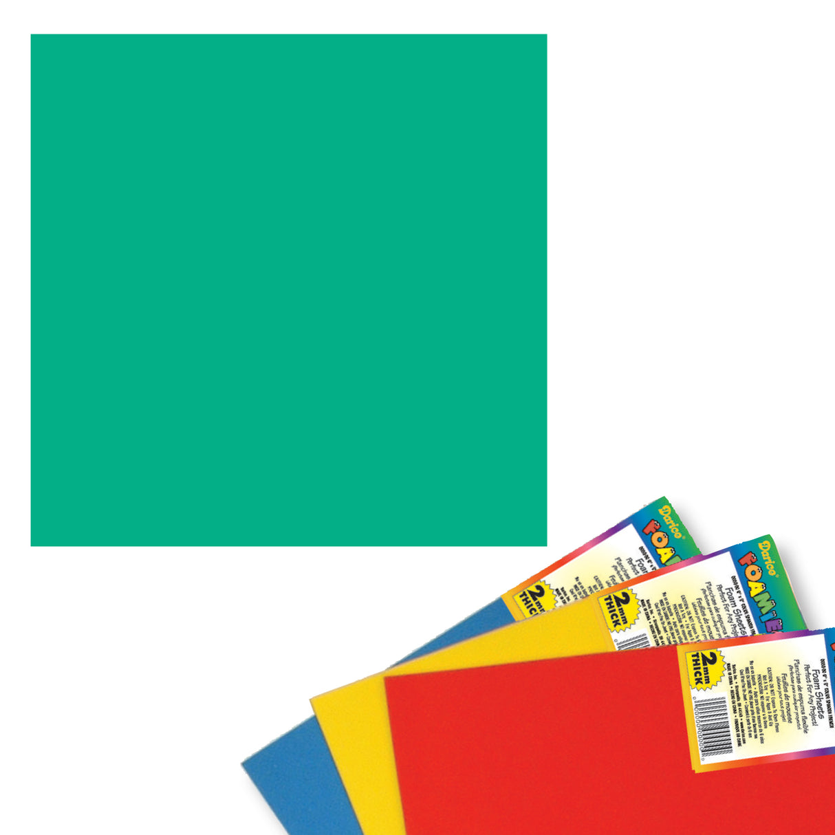 Darice • foamies 2 mm 22,5x30 cm turkis