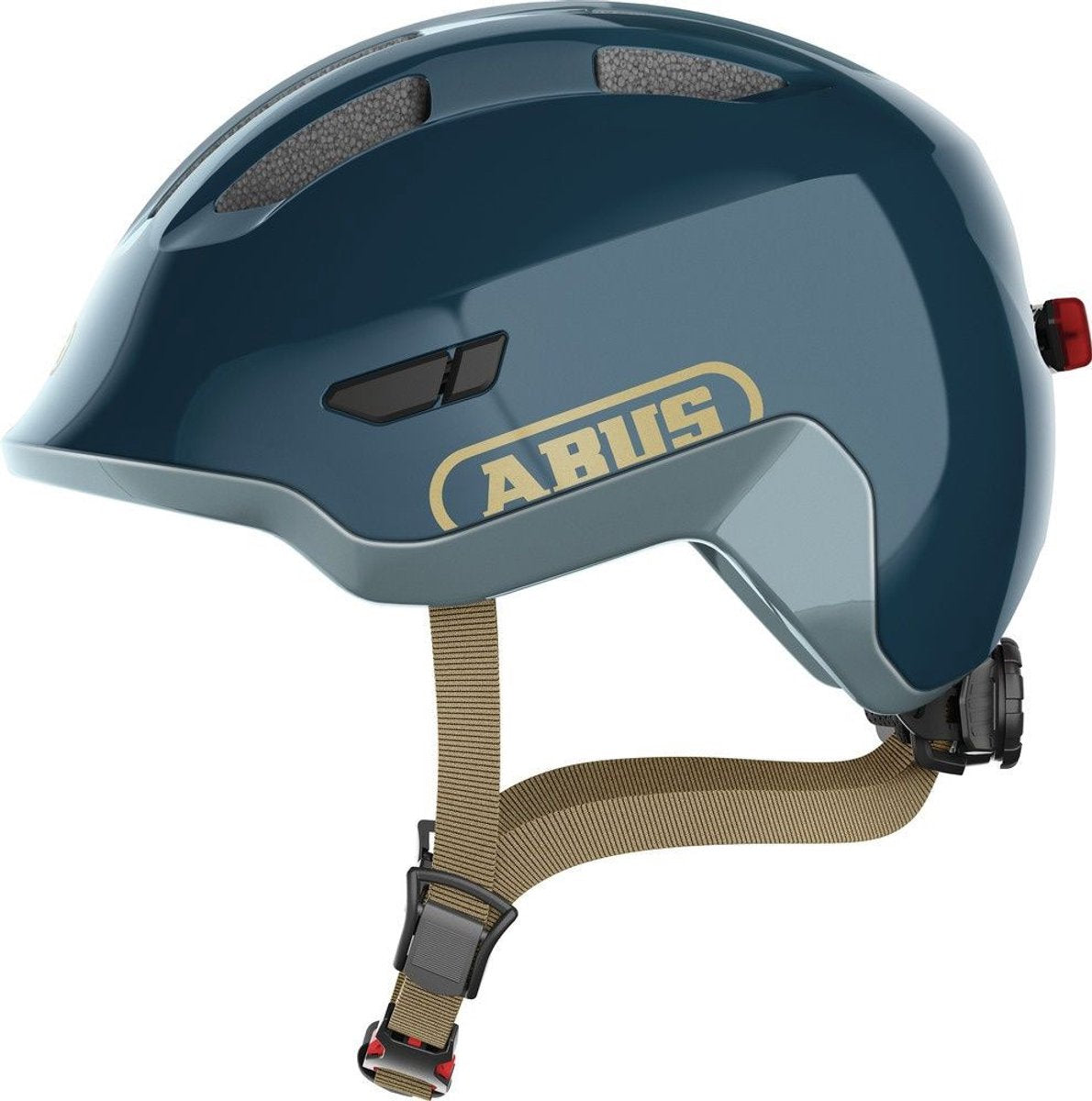 Abus cykelhjelm smiley 3.0 ace led kongeblå s - 45-50 cm - blå - velegnet til brug på børnecykler - 230 g