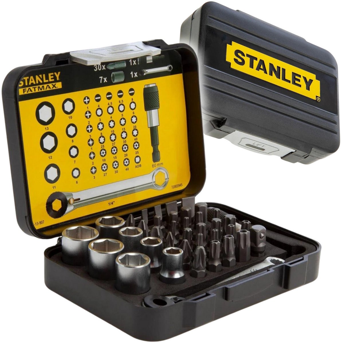 Stanley bit sæt expert pro 1 4 - kombinationsnøgle (40 stk.)