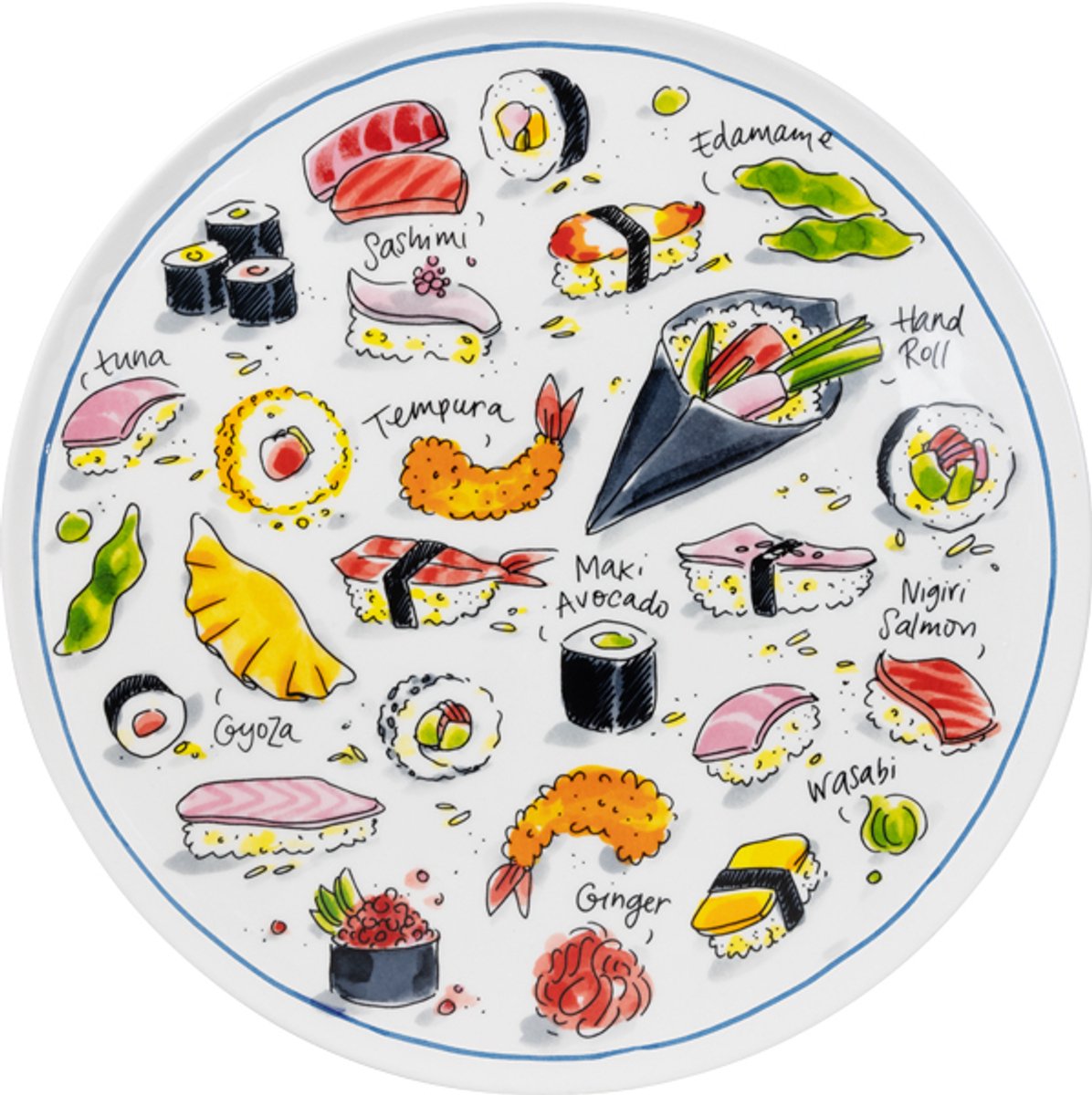 Blond amsterdam , sushi: serveerschaal 31 cm