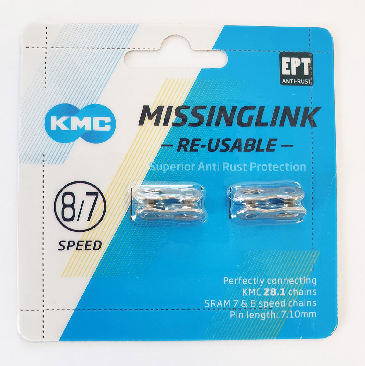 KMC Sliftschakel MissingLink 7 8r Ept Silver 7,10mm 7 8v (2)