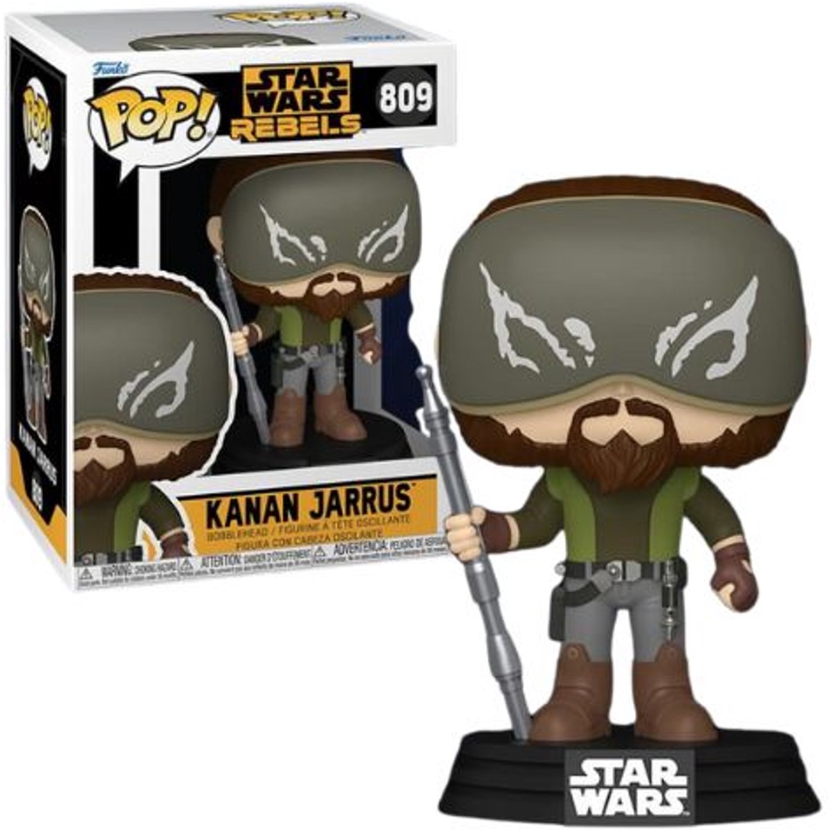 Funko pop! star wars: rebelsk - kanan jarrus #809