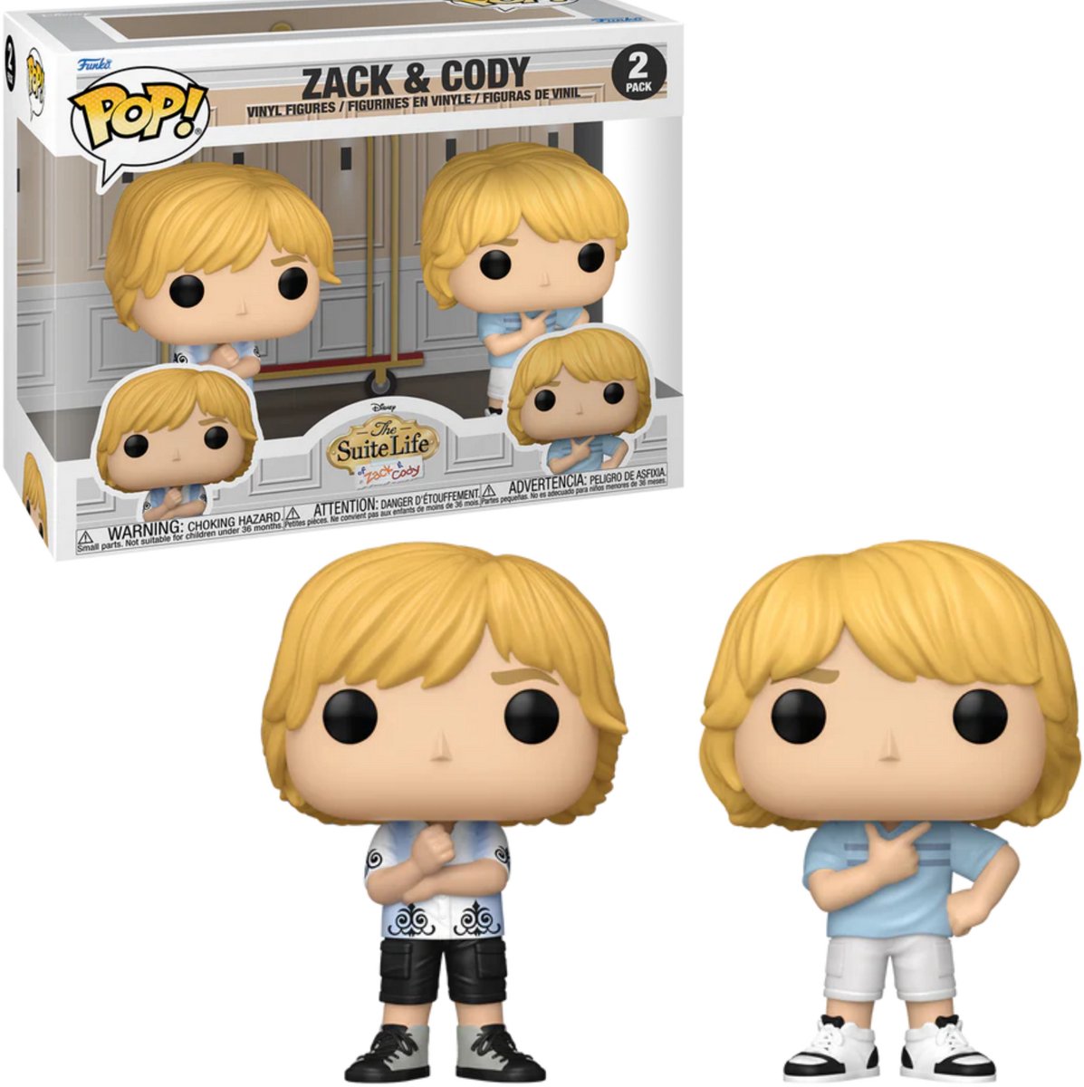 Funko pop! suitelivet - zack cody 2-pak