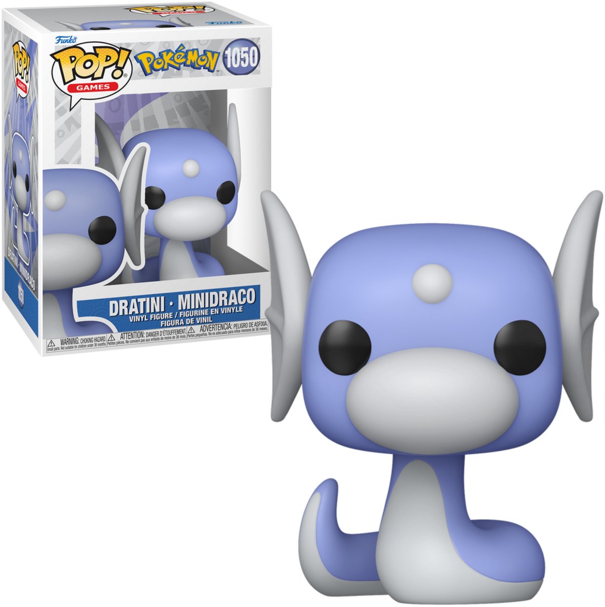 Funko Pokémon Dratini - Mini Draco Vinyl Figur 1050 Unisex Pop! - neutral - standard