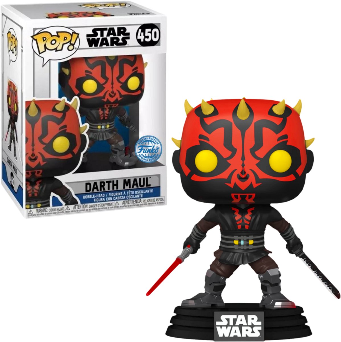 Funko pop! - darth maul - to lyssværd - #450