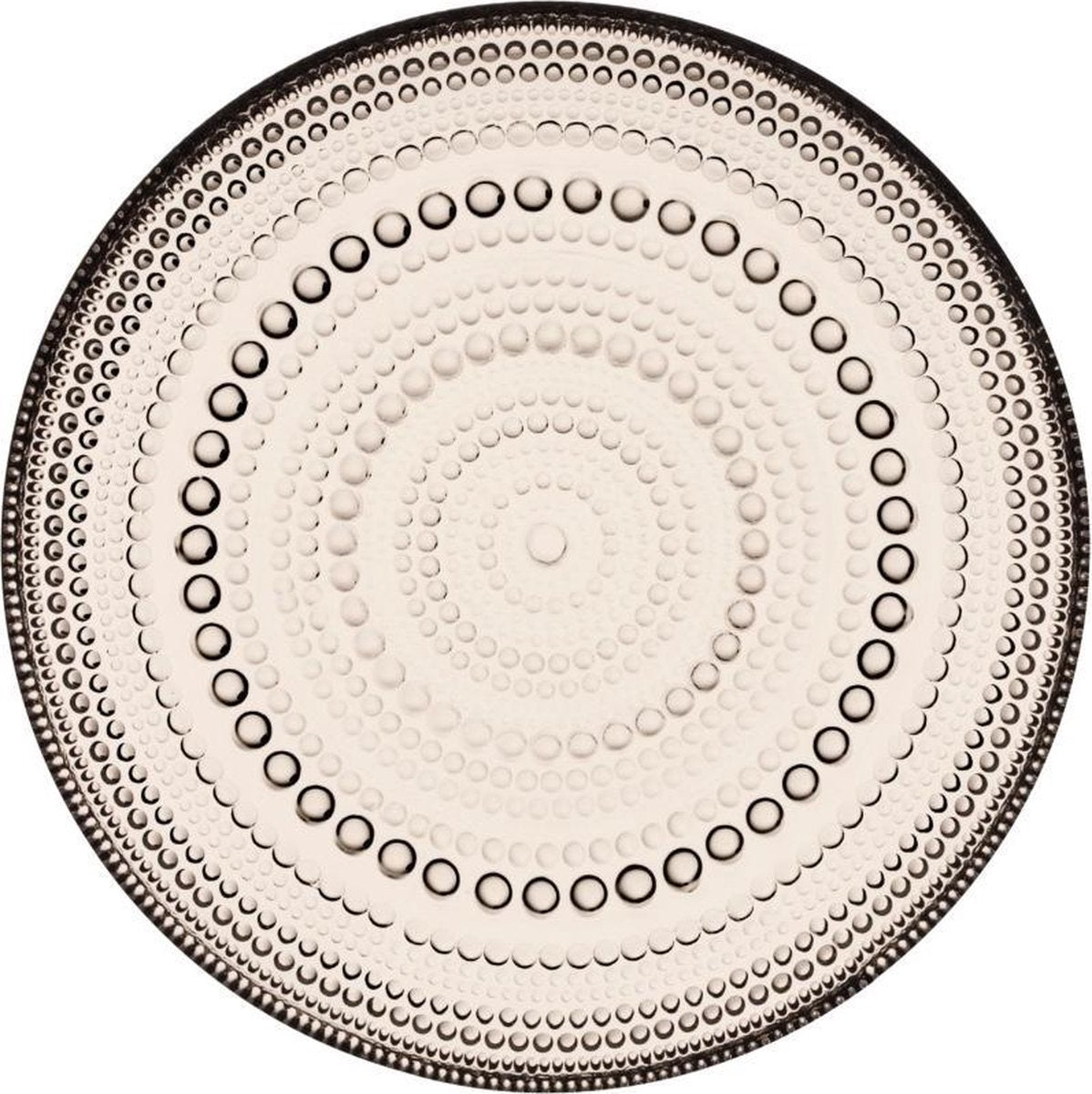 Iittala - kastehelmi - flad tallerken 17cm linned