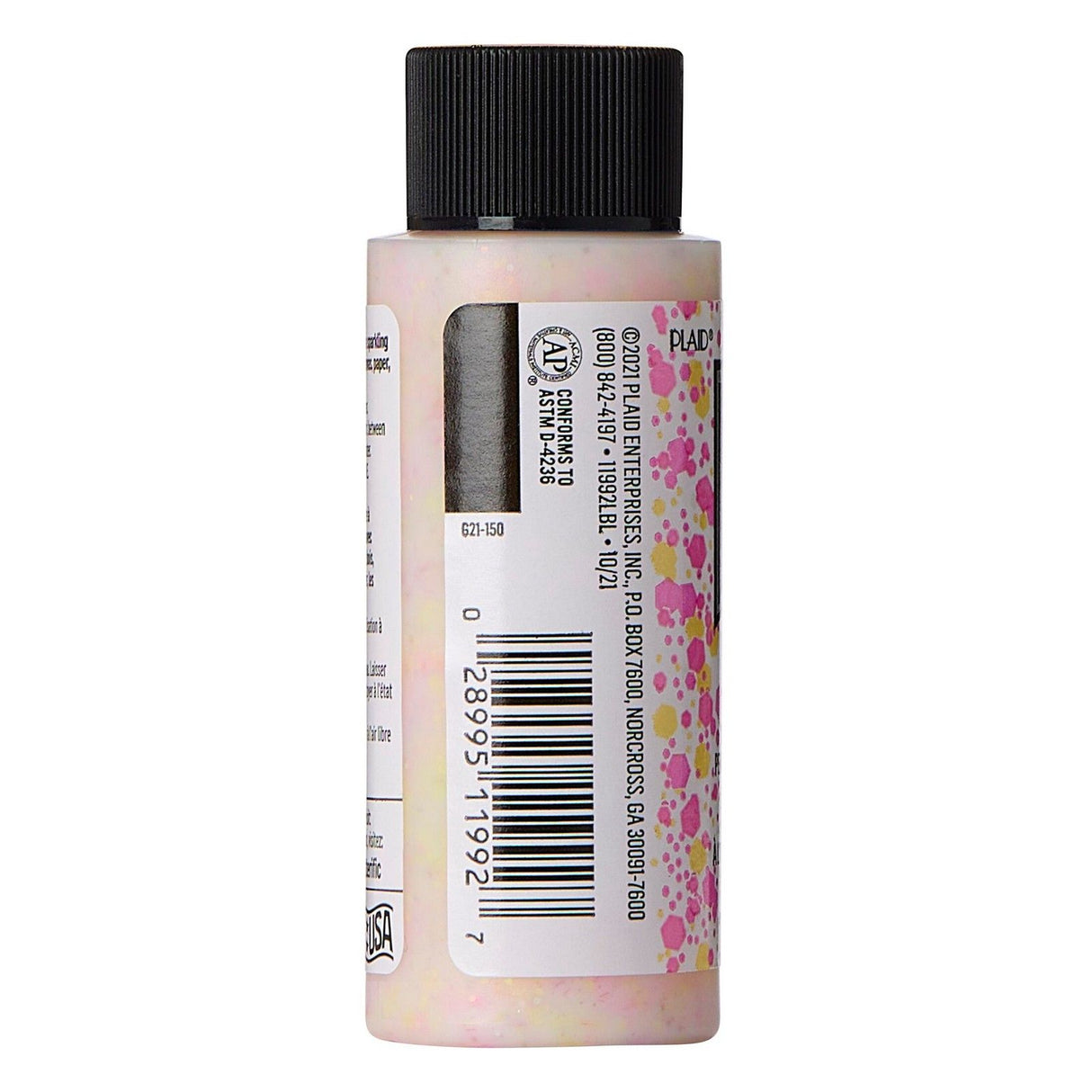 Folkart • glitrende pop akrylmaling neon eksplosion 59ml