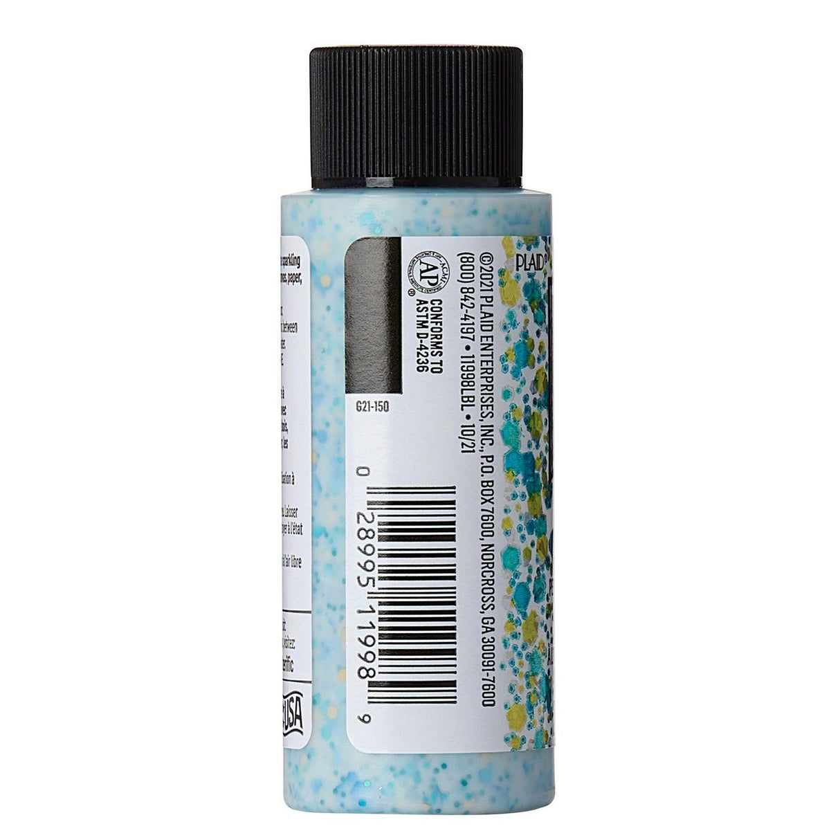 Folkart • glitrende pop akrylmaling beach vibe 59ml