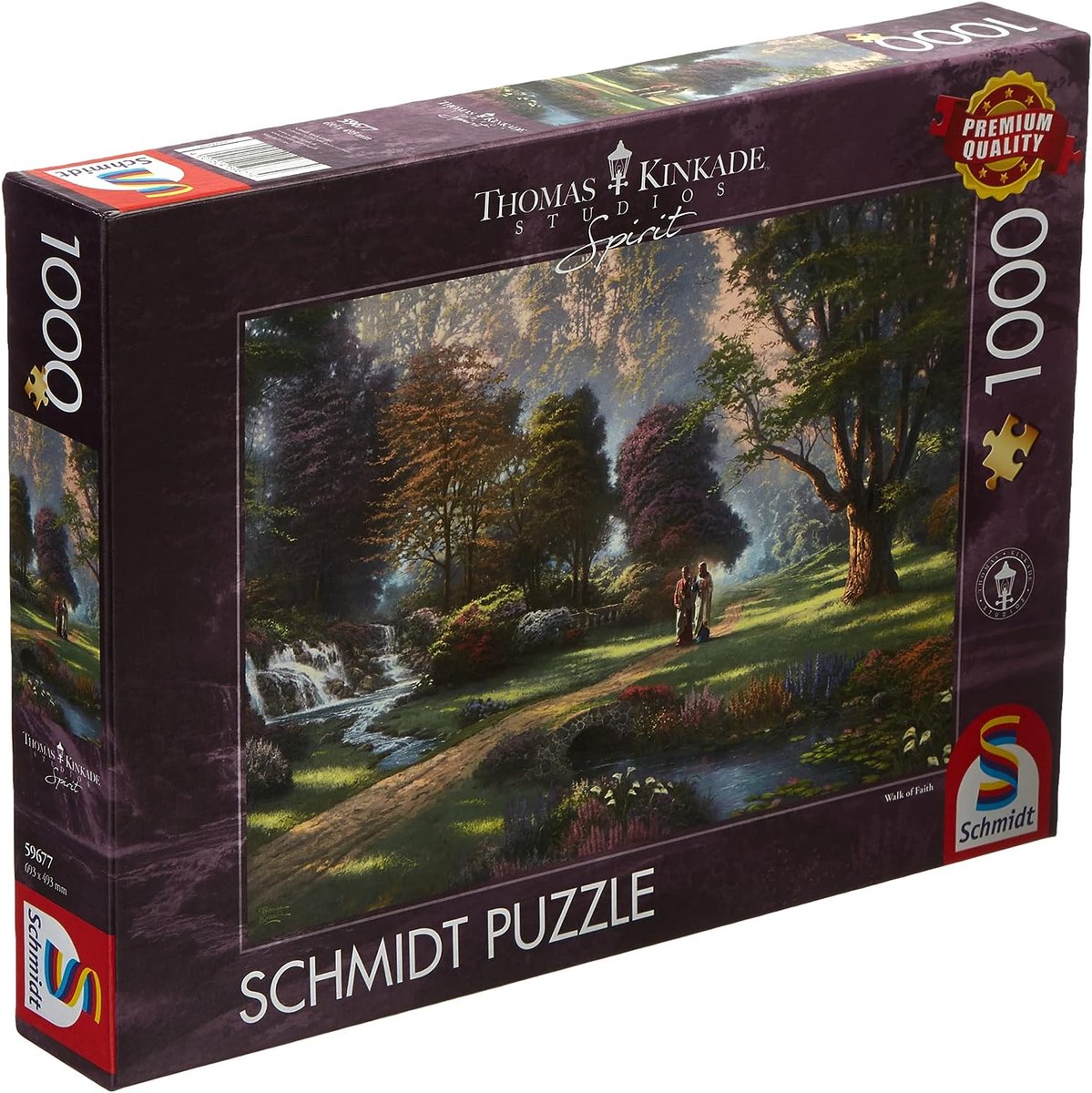 Schmidt spirit, walk of faith, 1000 brikker - puslespil - thomas kinkade