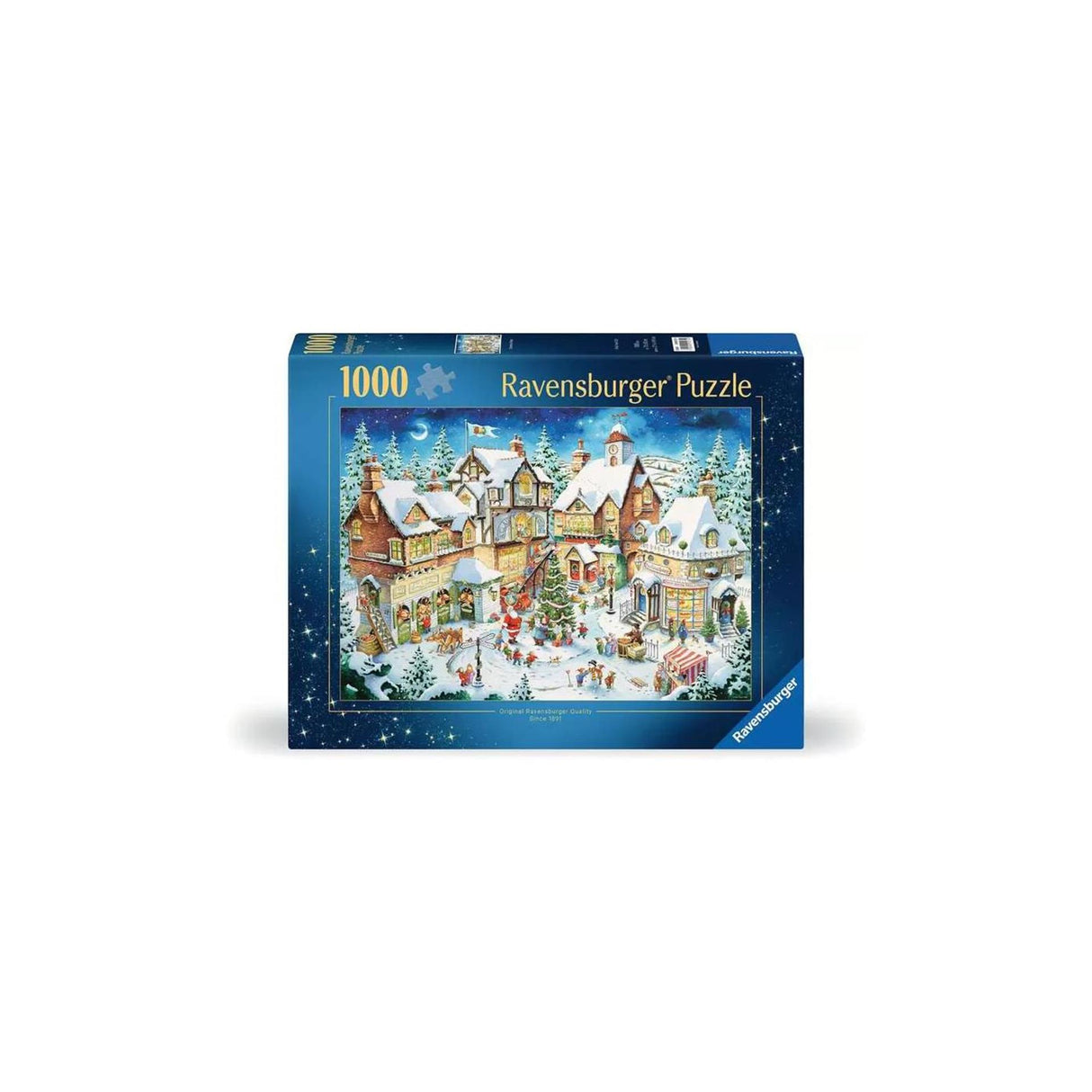 Ravensburger puslespil julelandsby 1000 brikker