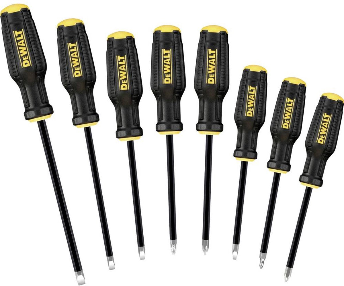 Dewalt universal skruetrækkersæt 8-delt fladt, ph, pz