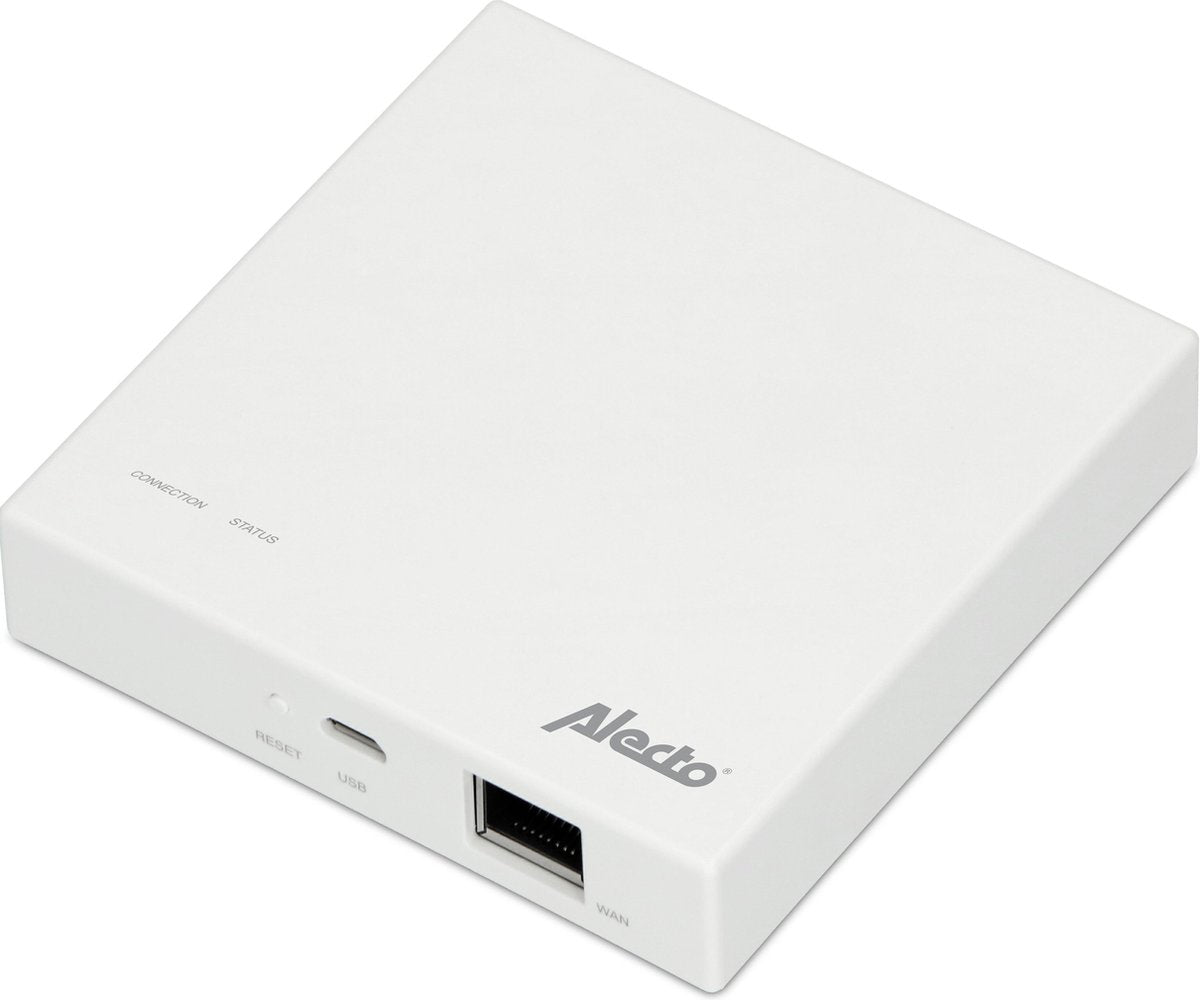 Alecto smart-bridge10 forbindelsespunkt - smart zigbee gateway til zigbee sensorer - op til 30 zigbee sensorer