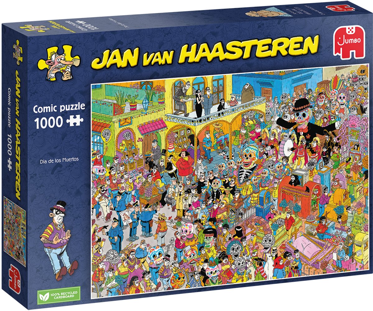 Jan van Haasteren - Dia de los Muertos - 1000 brikker puslespil