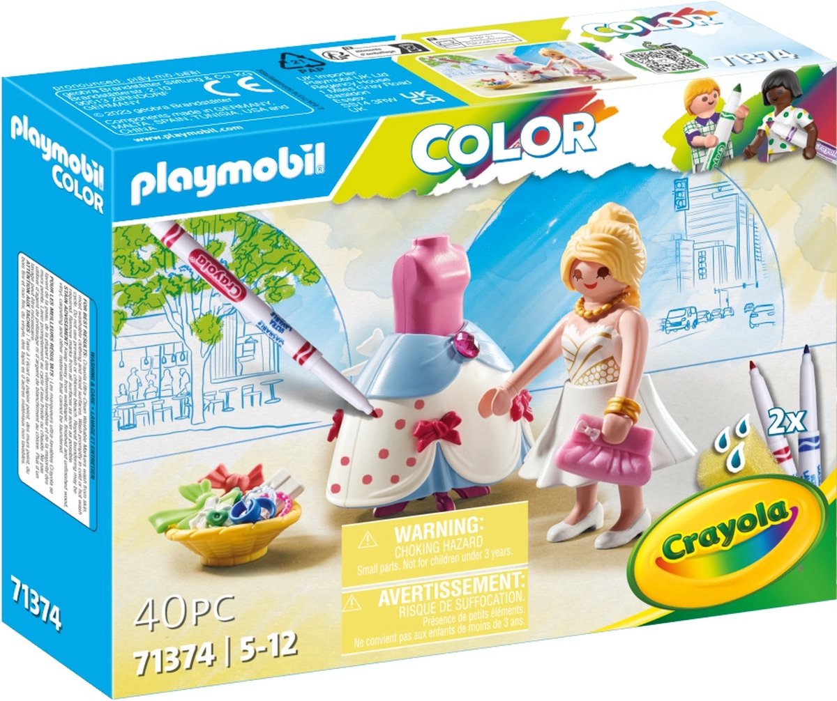 Playmobil farve: moderigtig kjole - 71374