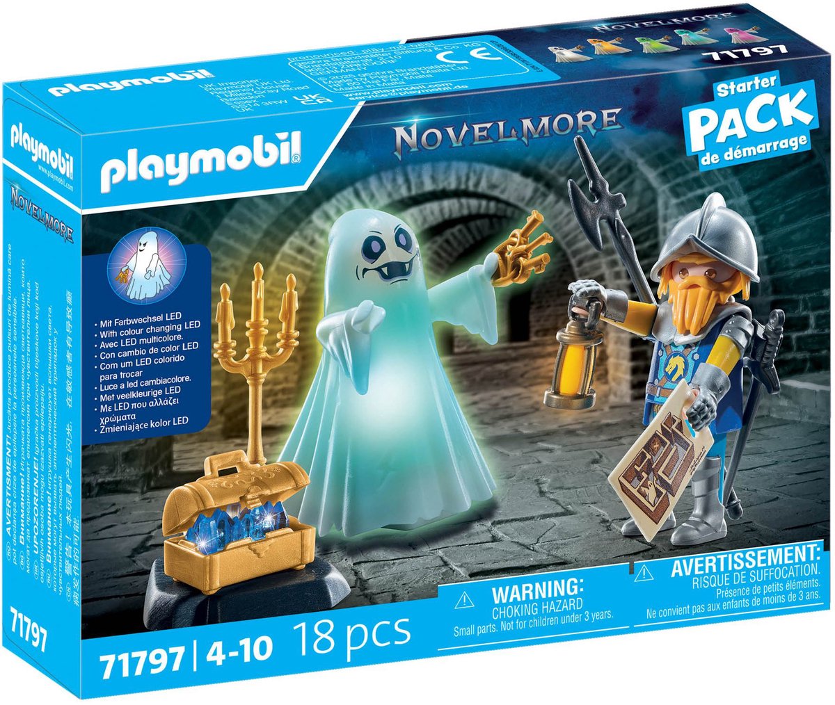 Playmobil startpakker med spøgelse og novelmore knight 71797