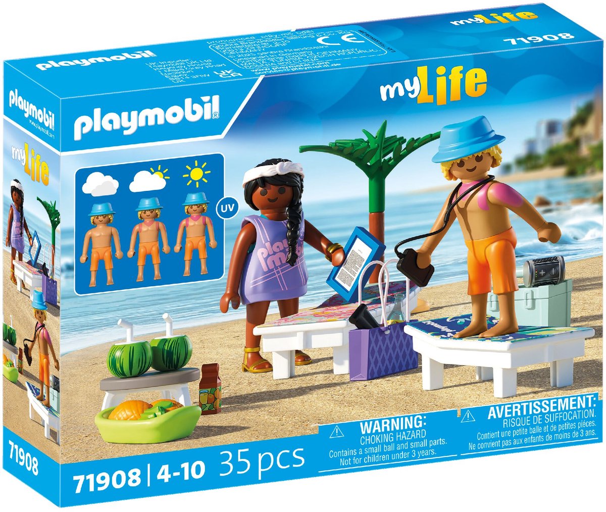 Playmobil strandudflugt med par