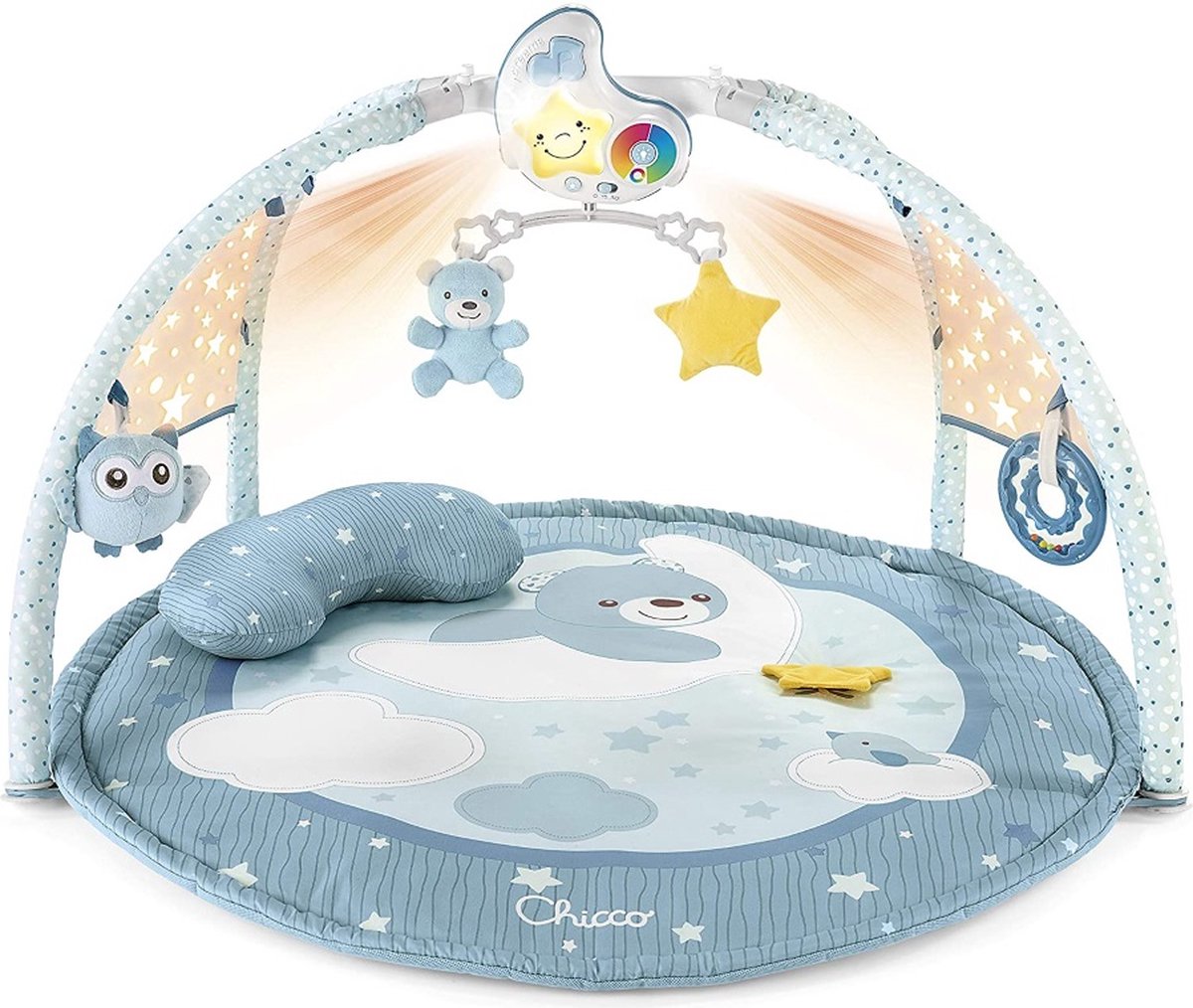Chicco baby gym farve sjov blå