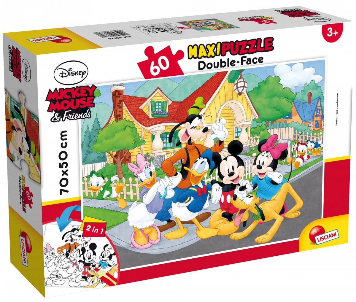 Lisciani disney puslespil df maxi floor 60 mickey