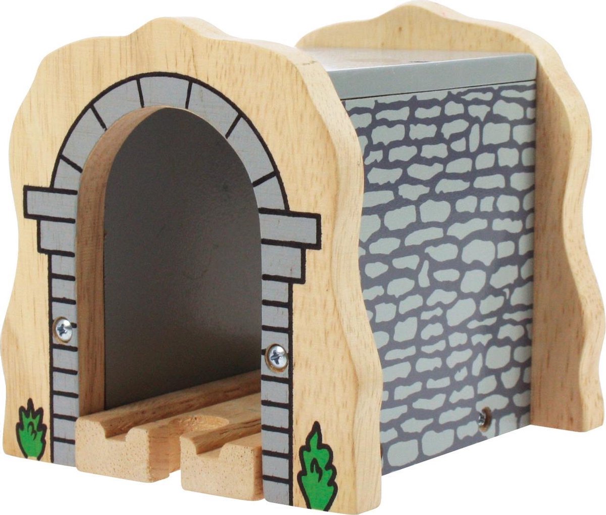 Bigjigs skinner - grå tunnel