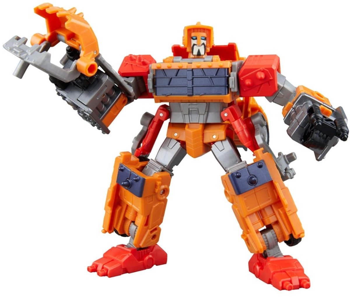 Hasbro transformers age of the primes voyager class action figure junkion wreck-gar 18 cm action figuur