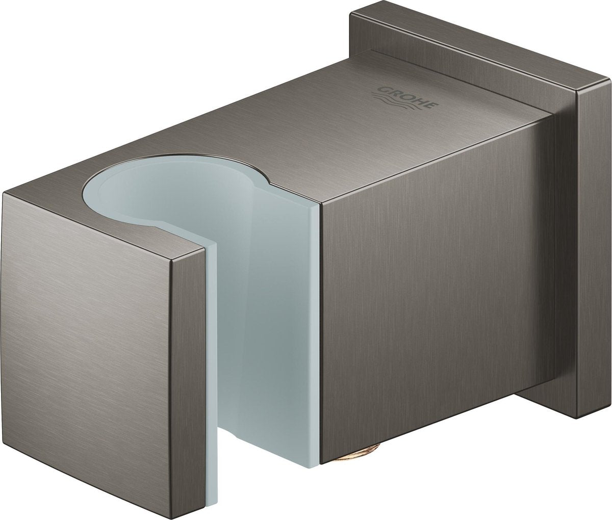 Grohe euphoria cube bruser vægtilslutningsbøjning med vægholder - hård grafit - 26370al0