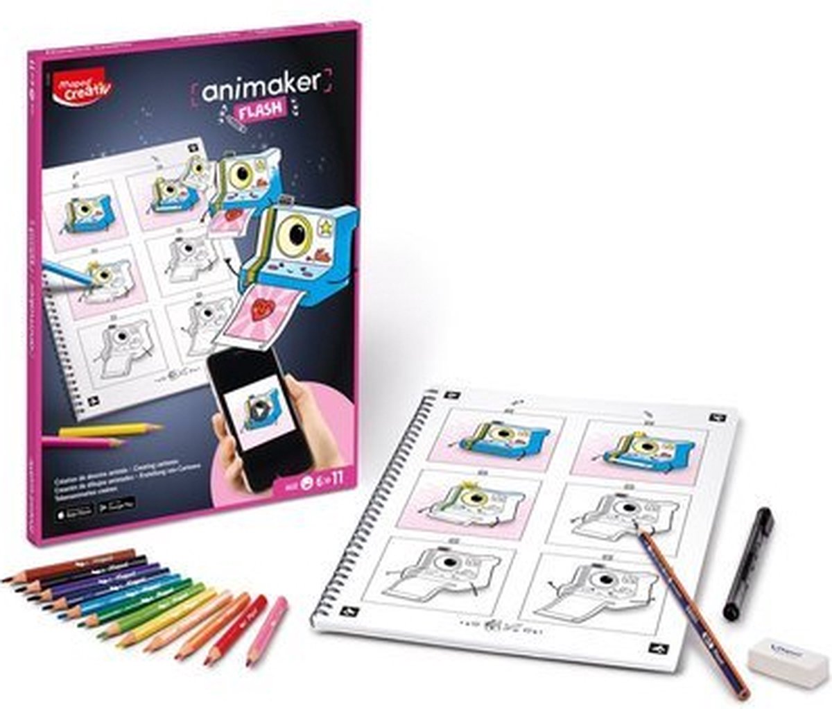 Maped office maped creativ - animer flash - piget
