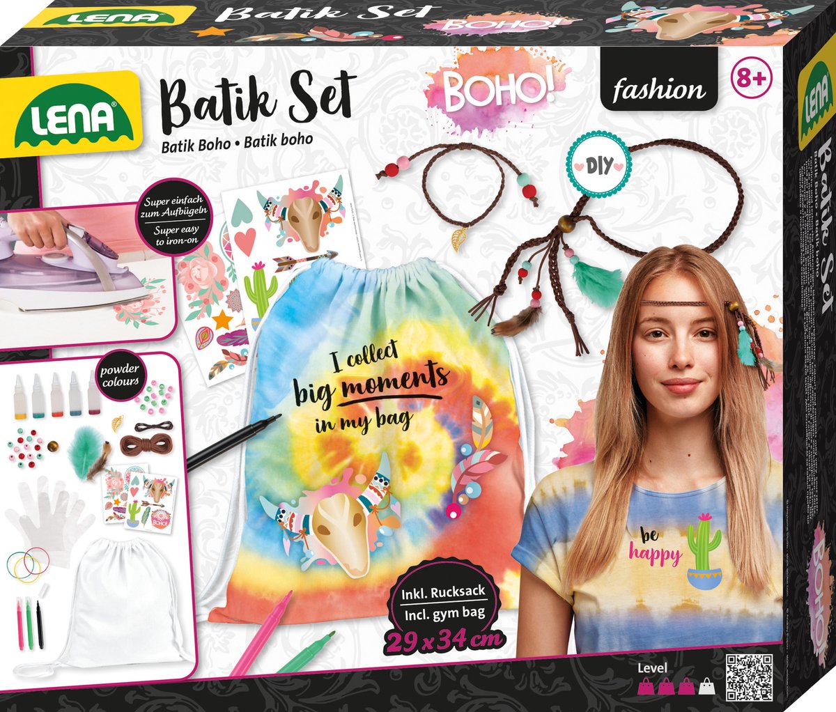 Lena batik boho sæt.