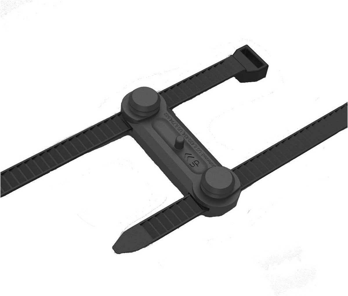 Fidlock magnetiske flanger flaskeholderstøtte sort