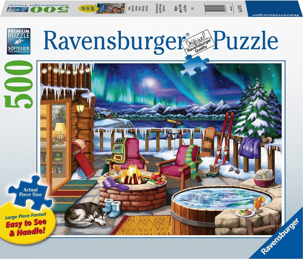 Ravensburger puslespil Northern Lights - puslespil - 500 brikker
