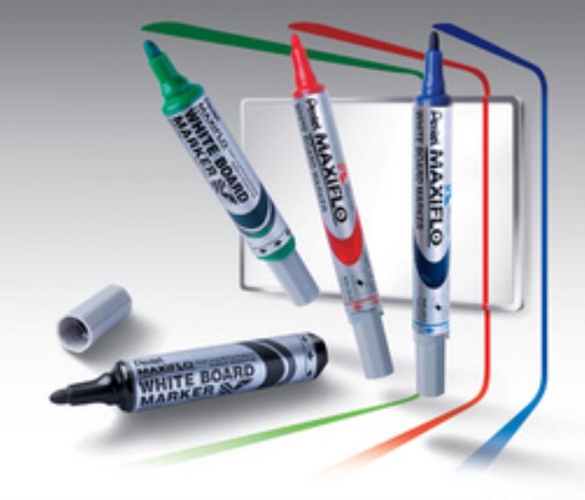 Pentel maxiflo wb.pen tynd mwl5s blå