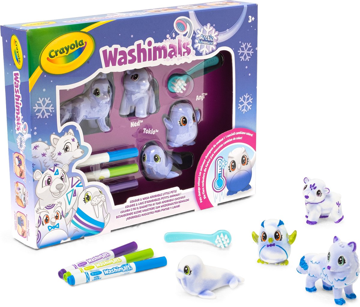Crayola - washimals - hobbypakke - arktisk eventyr for børn