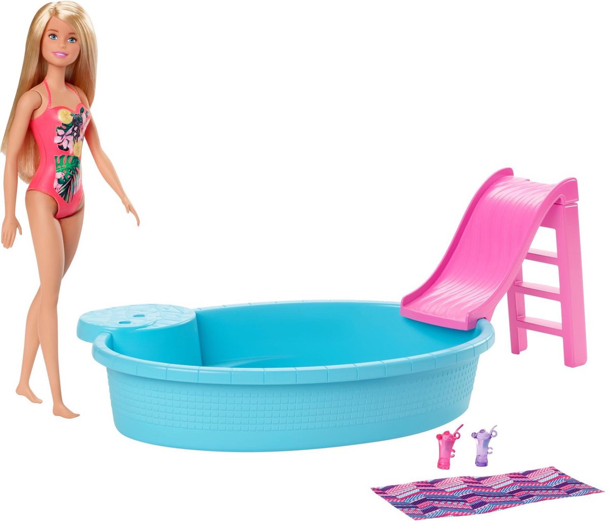 Barbie pool med dukke