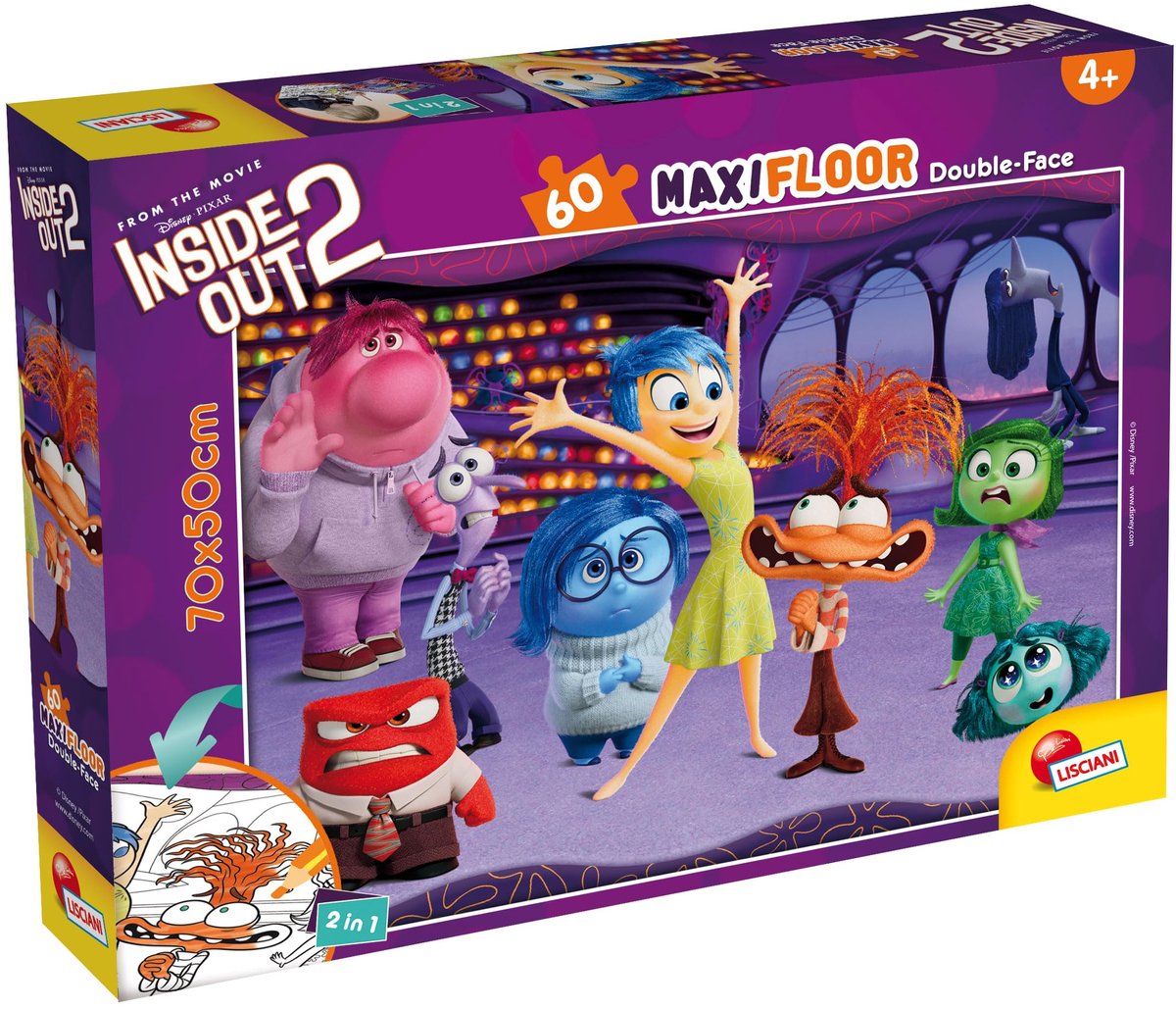 Lisciani disney puslespil df maxifloor 60 vrangen ud 2