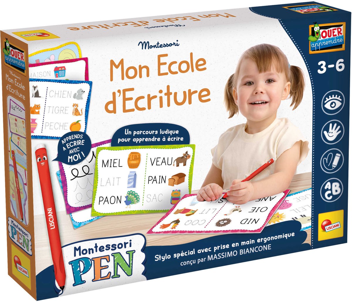 Lisciani montessori pen - super ecole d'ecriture