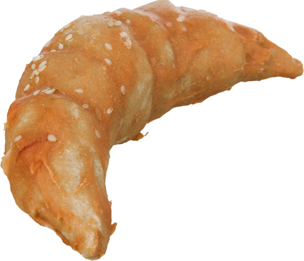 Trixie tyggesnack hund denta fun - croissant 11cm, okseskind med kylling - glutenfri, 50 stk.