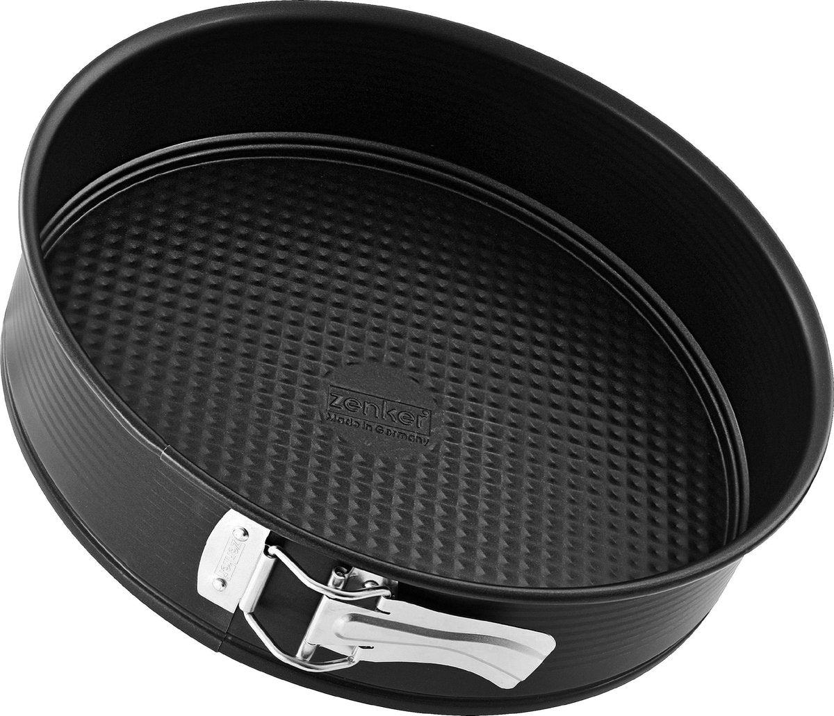 Zenker springform med hængsel 24 cm sort metallic