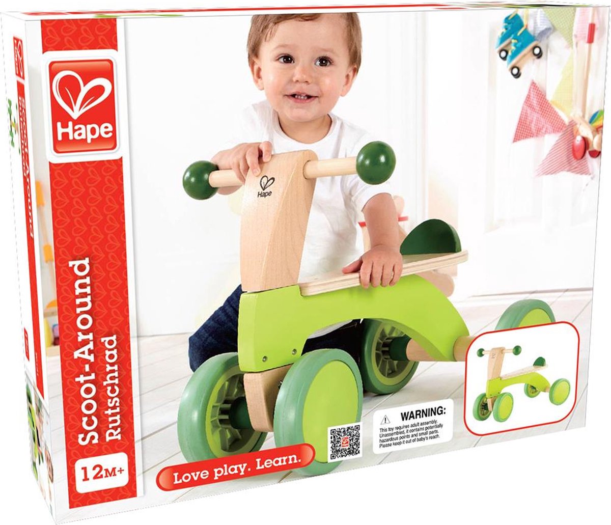 Hape - scoot -jound junior grøn