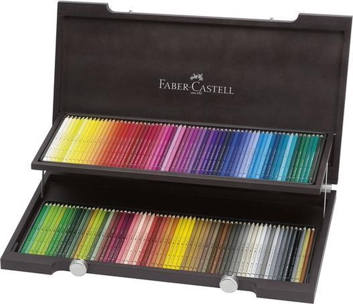Faber-castell akvarel blyant - albrecht durer - trææske 120 styk - fc-117513