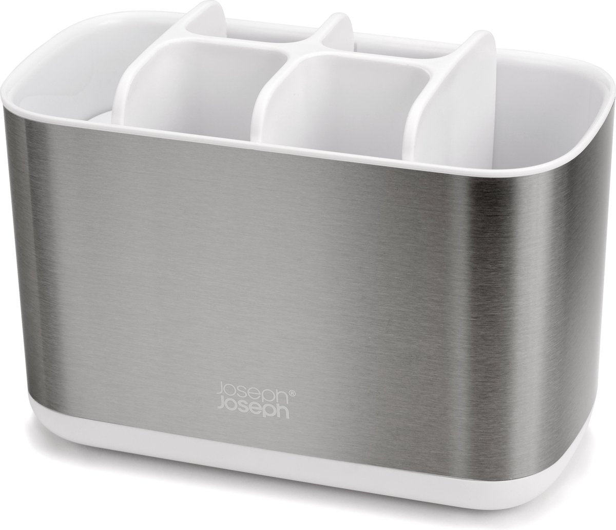 Joseph joseph easystore stål tandbørste organizer stor - hvid -