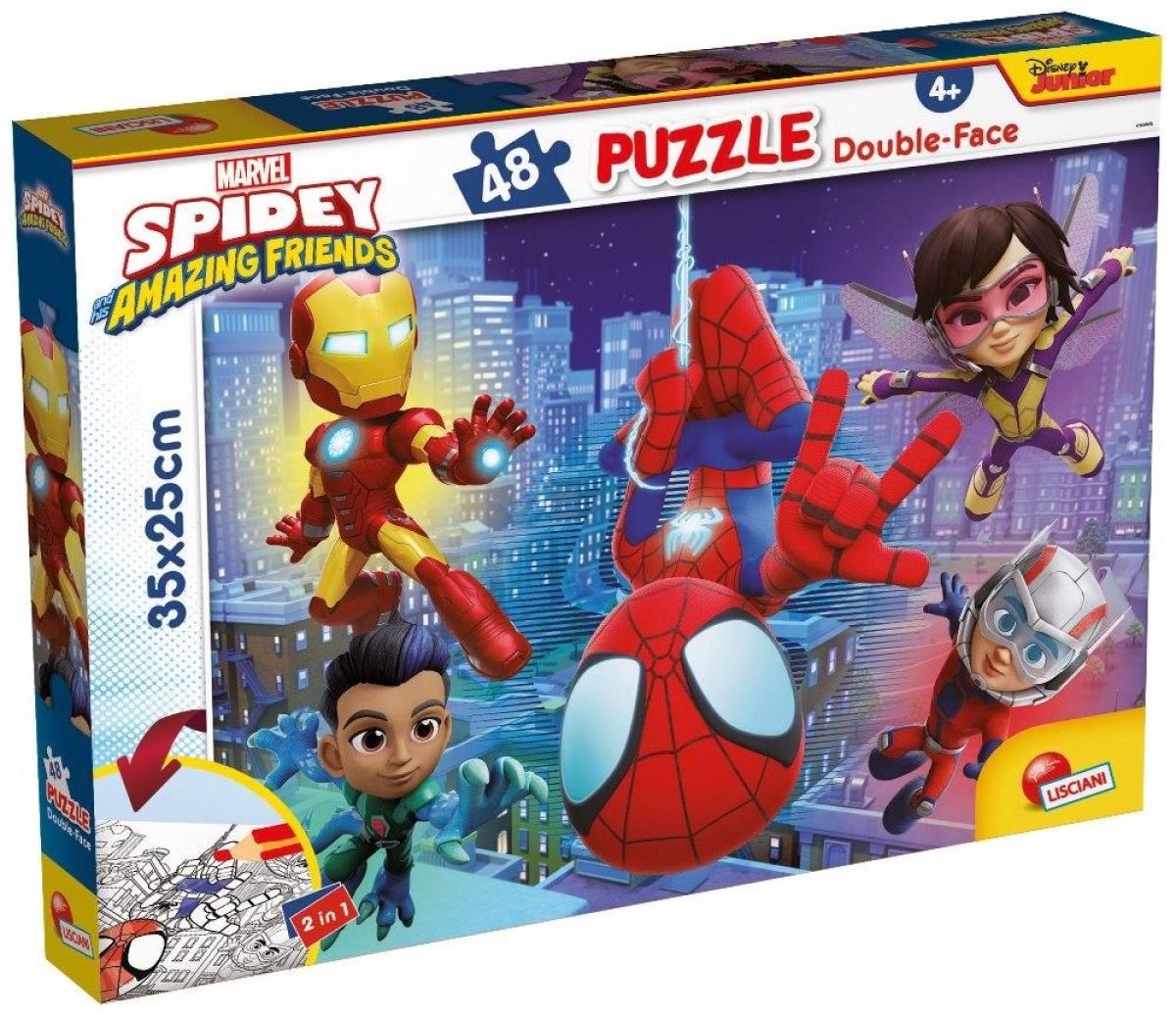 Lisciani marvel puslespil df m-plus 48 spidey