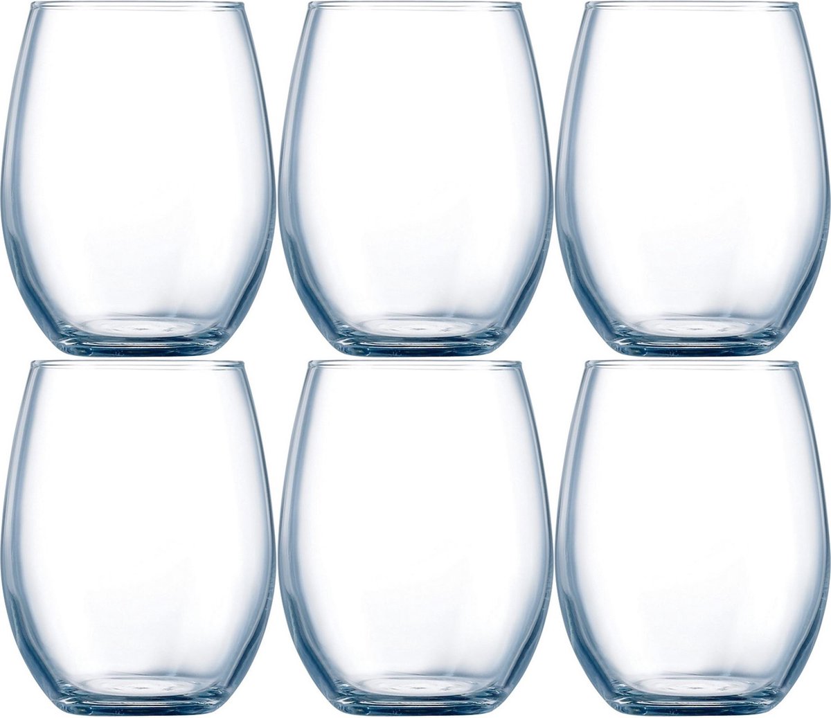 Chef sommelier primær tumbler - rund - 36 cl - klar - sæt-6