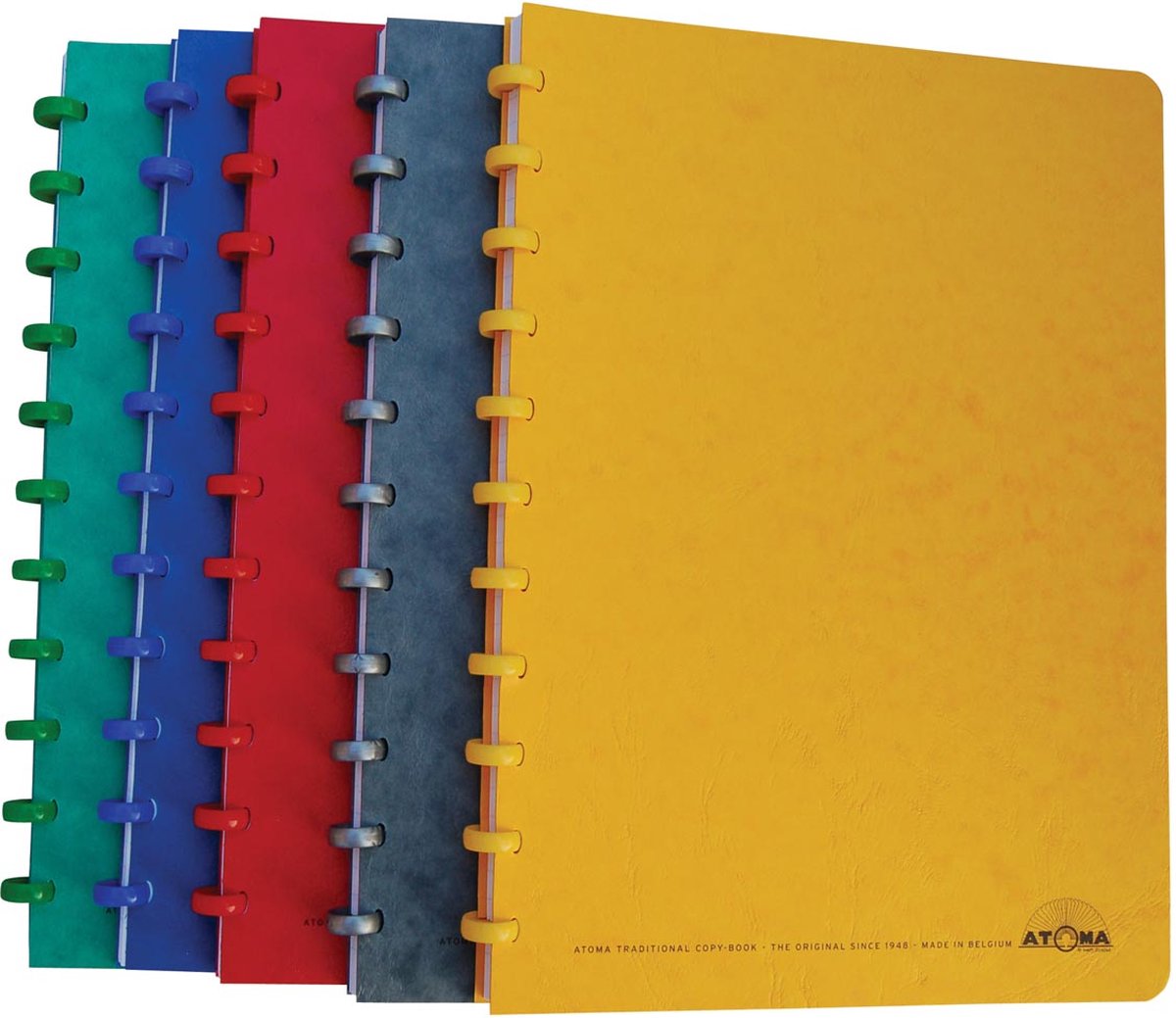 Atoma mønster notesbog størrelse 165 x 21 cm 144 sider kommercielt ternet