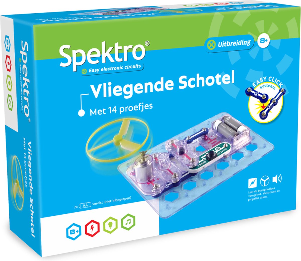Tucker's fun factory spektro vliegende schotel