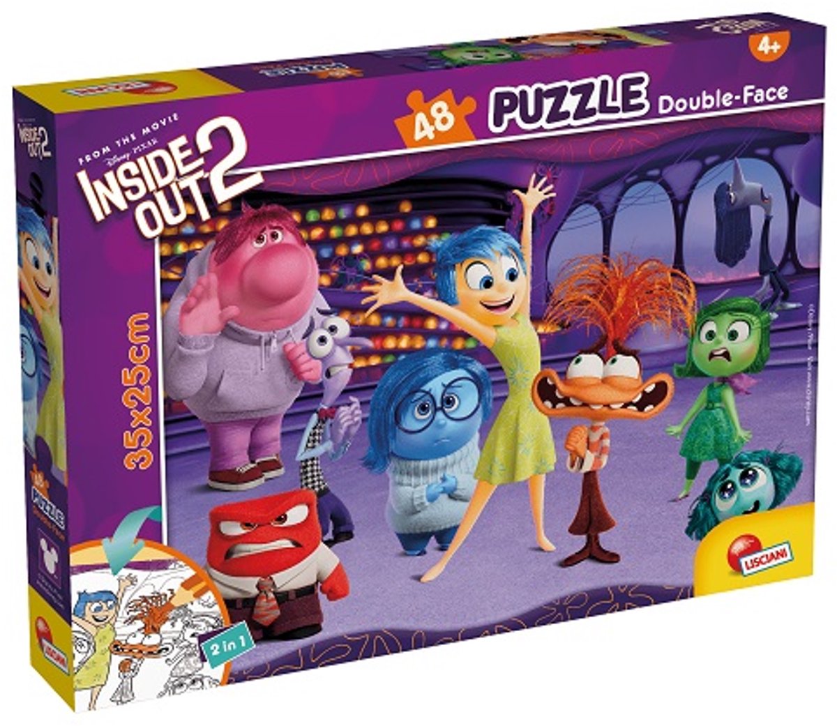 Lisciani disney puslespil df m-plus 48 vrangen ud 2