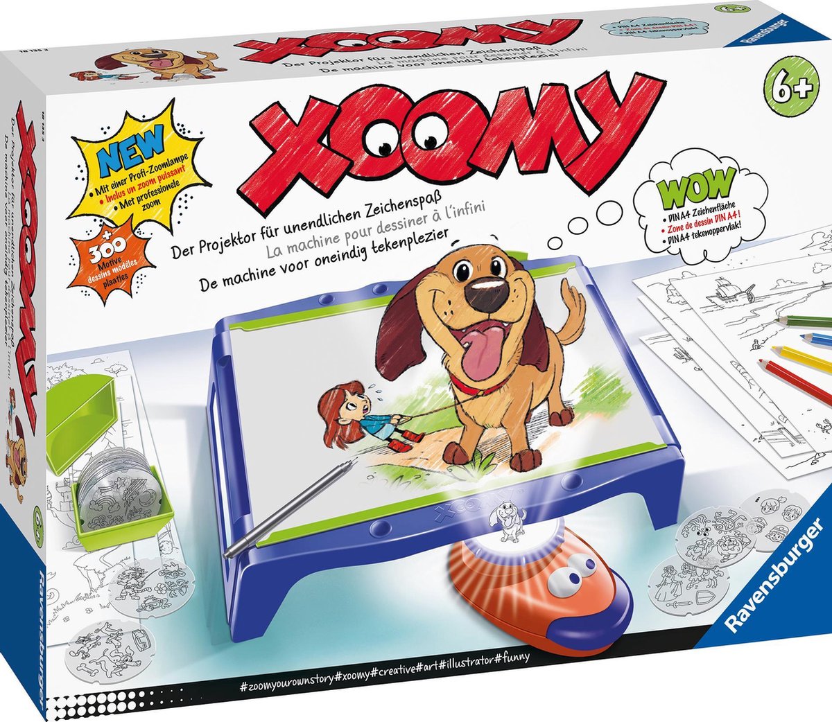 Xoomy ravensburger maxi xxl - tegnemaskine