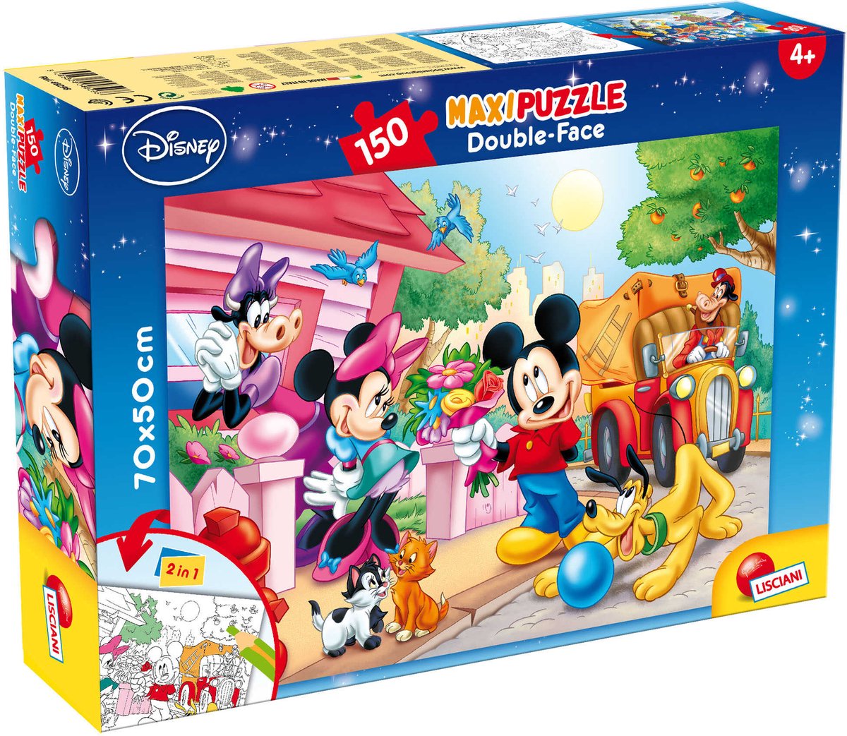 Lisciani disney puslespil df maxi floor 150 mickey mouse