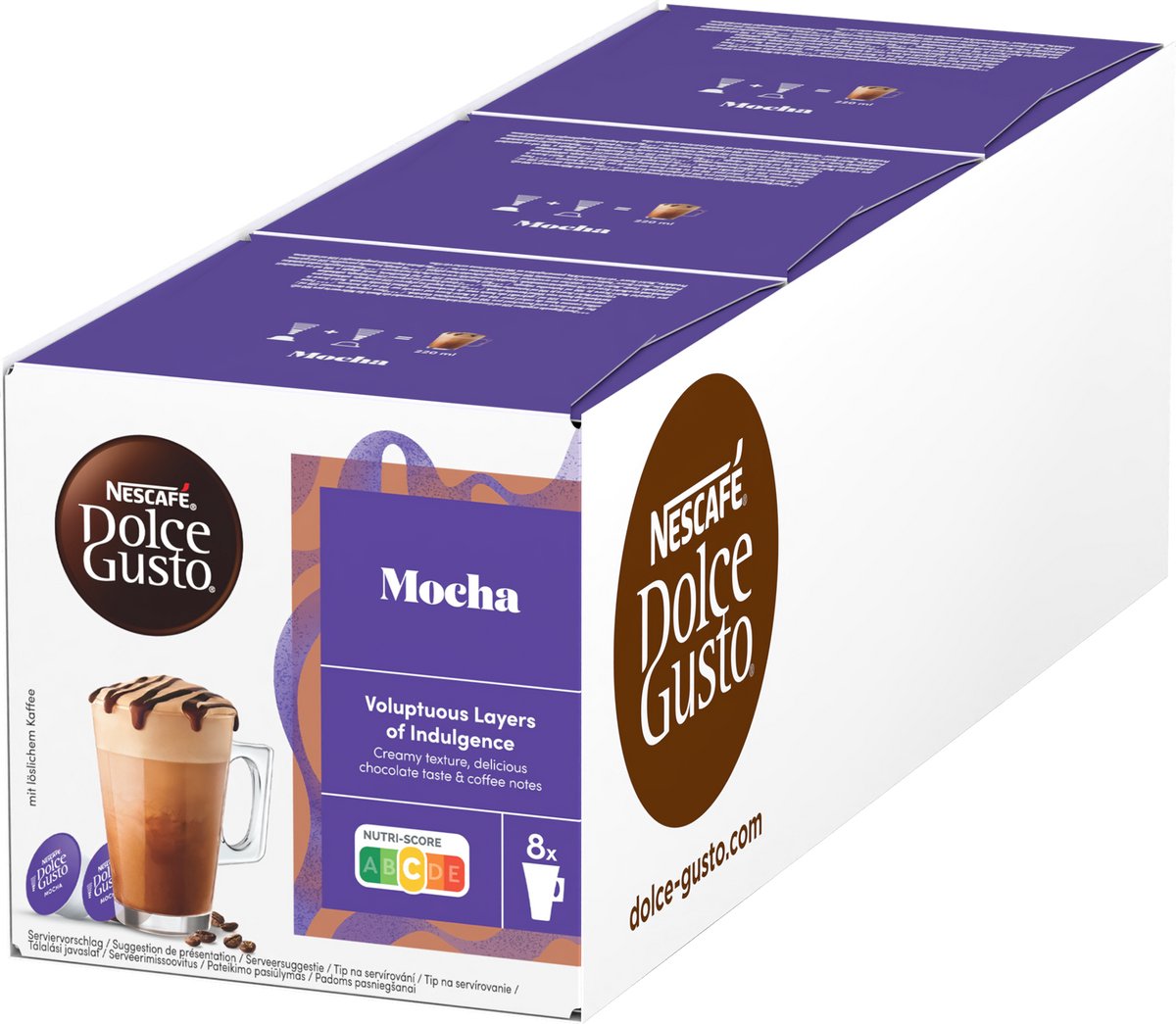 Nescafé dolce gusto kapsler mokka - 48 kaffekopper til 24 kopper kaffe